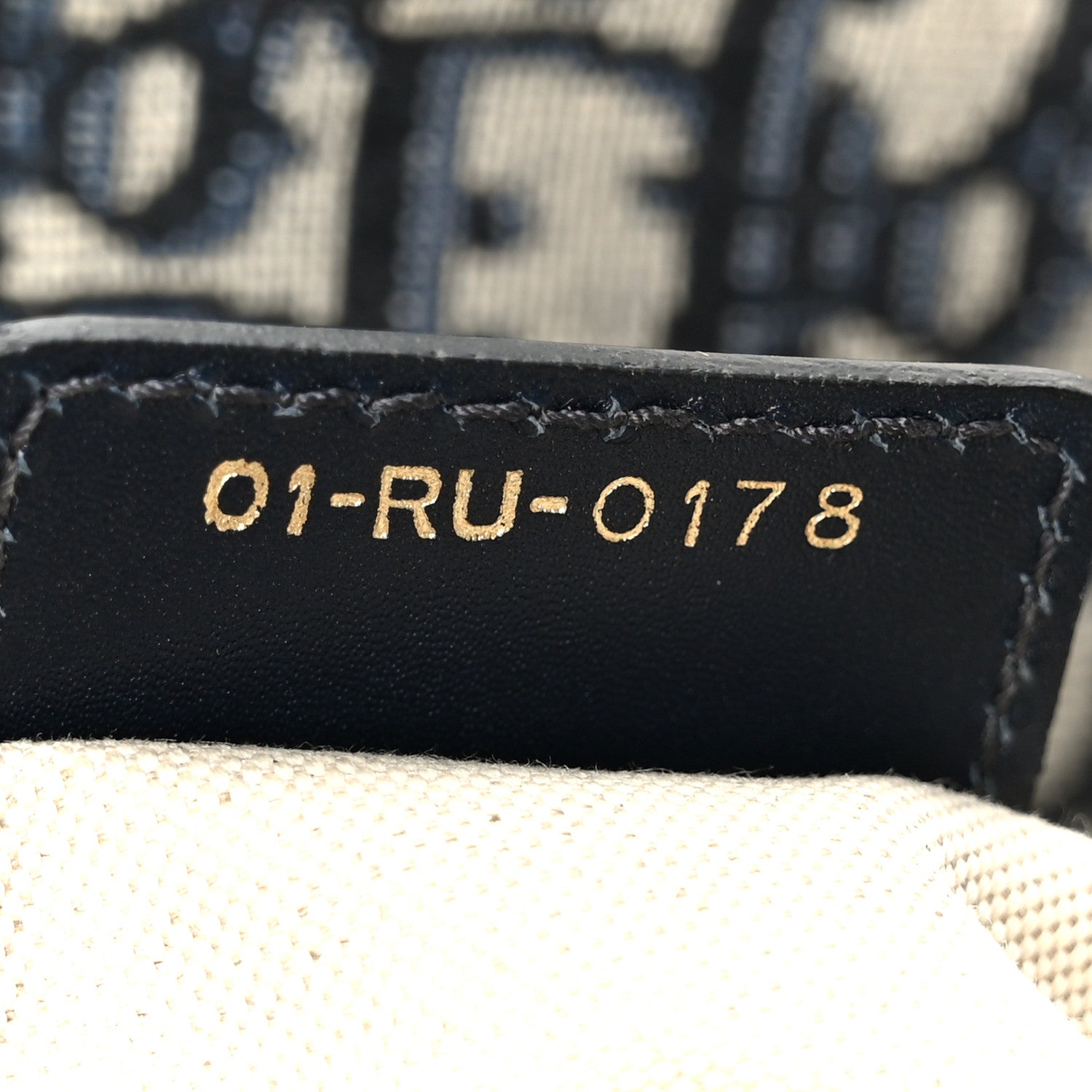 Oblique Saddle Bag Blue