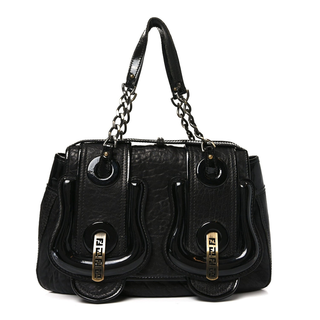 Nappa Patent B Bag Black