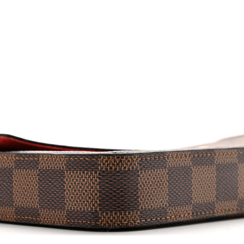 Damier Ebene Pochette Felicie Chain Wallet