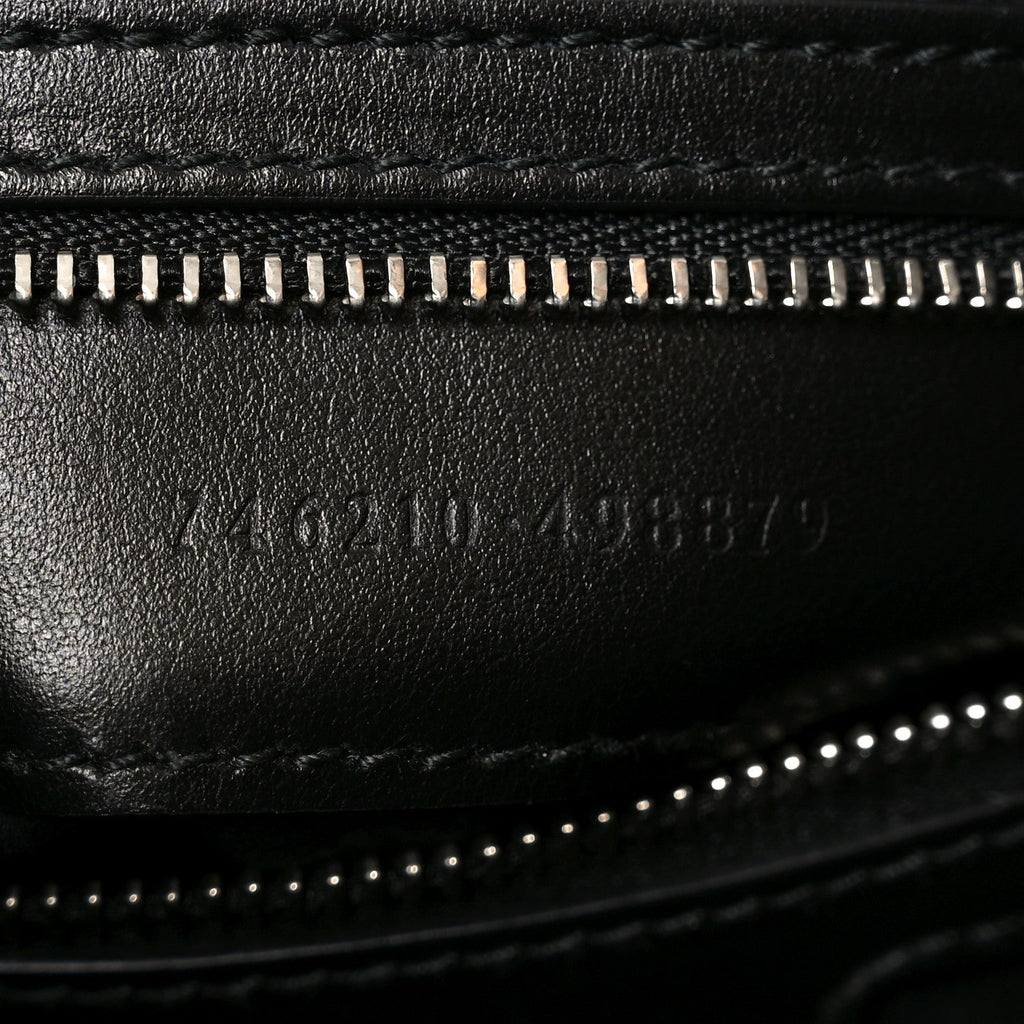 Calfskin Quilted Medium Deco Tote Bag Black