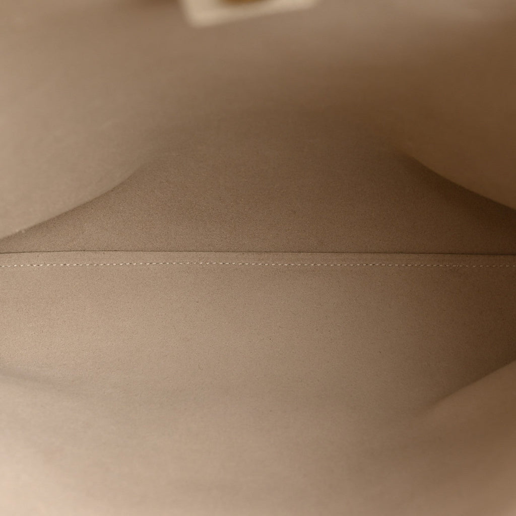 Calfskin Toy Shopping Tote Crema Soft