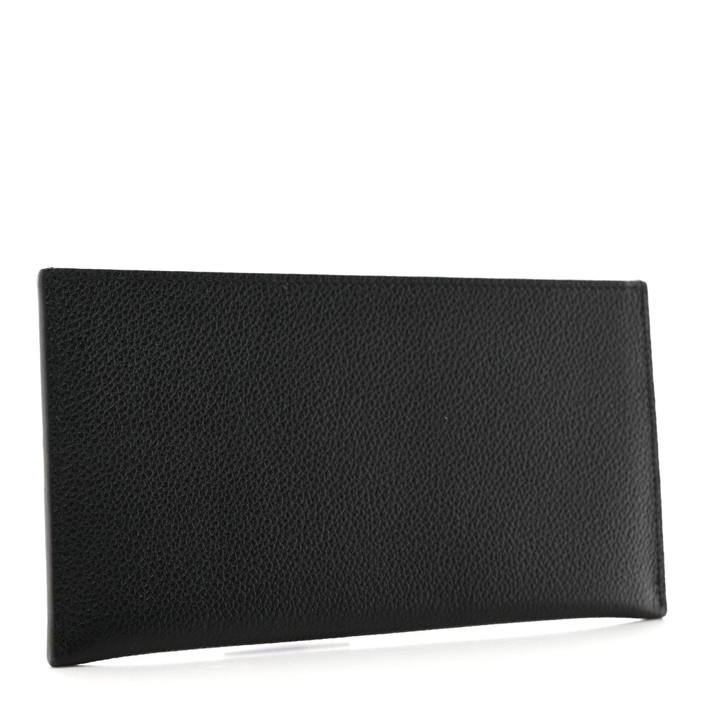 Calfskin Felicie Chain Wallet  Holder Insert Black