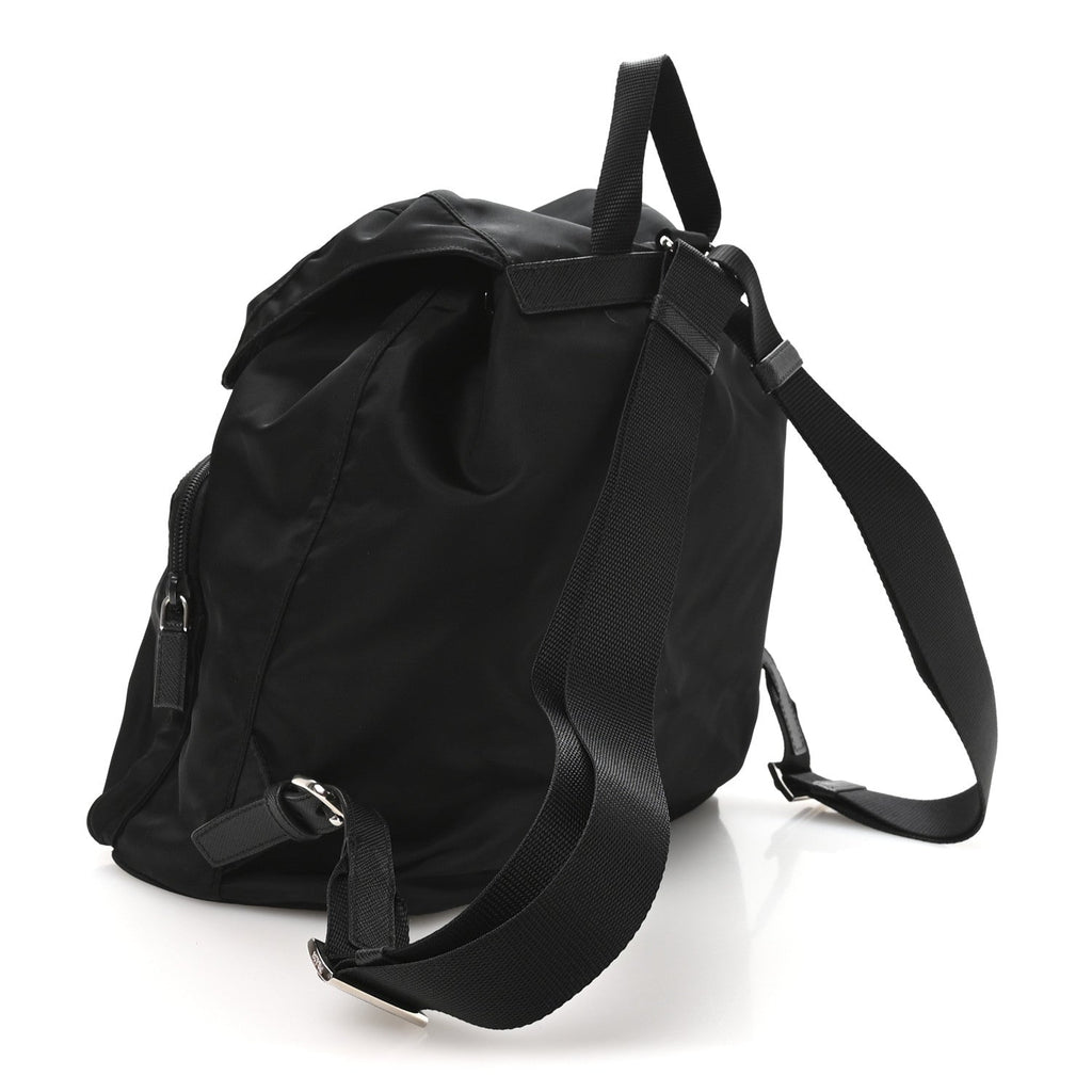 Nylon Vela Medium Backpack Black