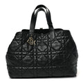 Calfskin Macrocannage Large Toujours Black