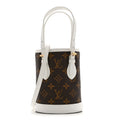 Monogram LV Match Nano Bucket Bag White