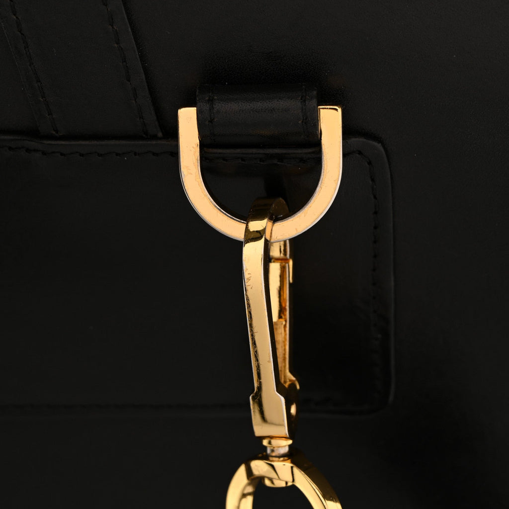 Calfskin Lady Bag Black Flamma