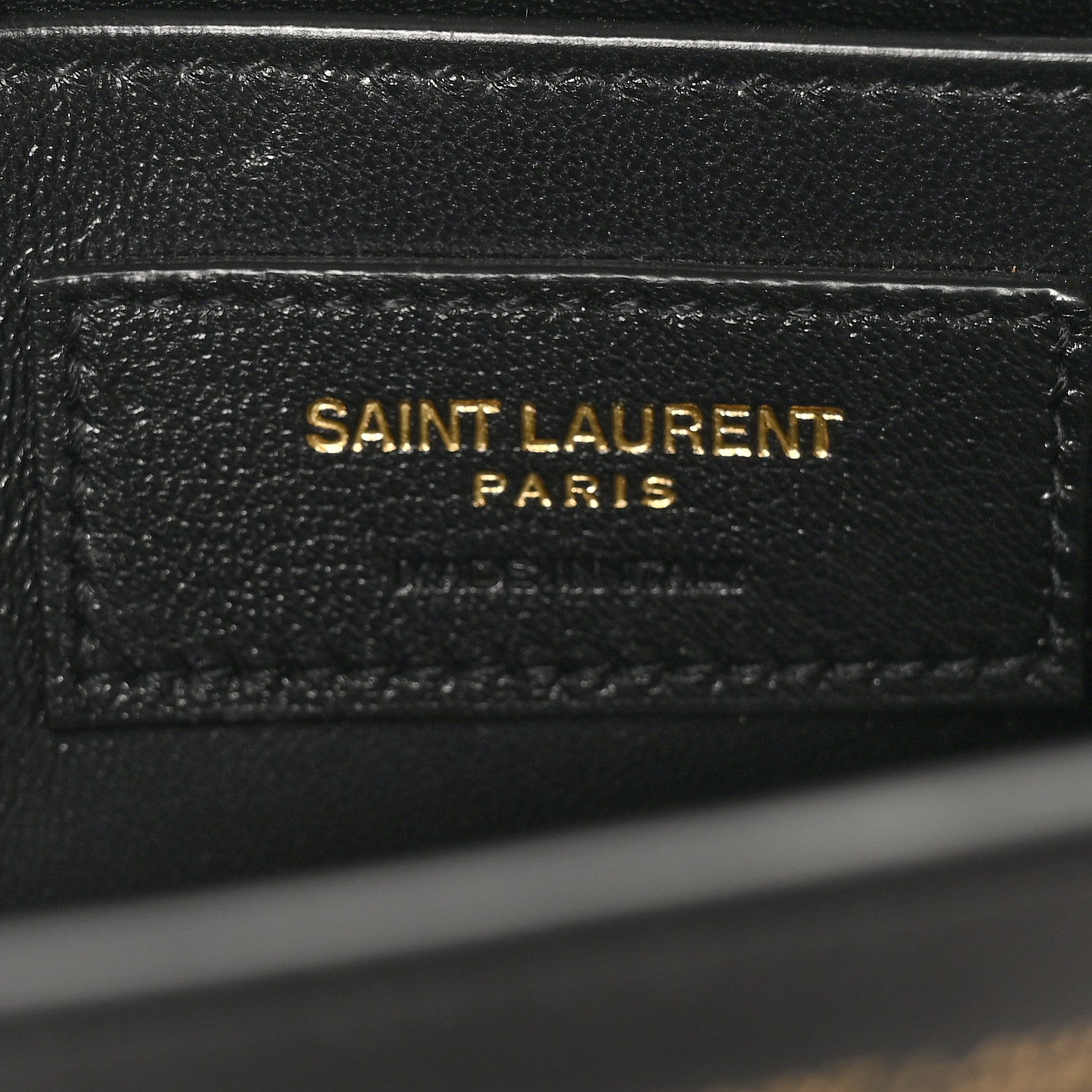 Calfskin Reverse Satchel Black
