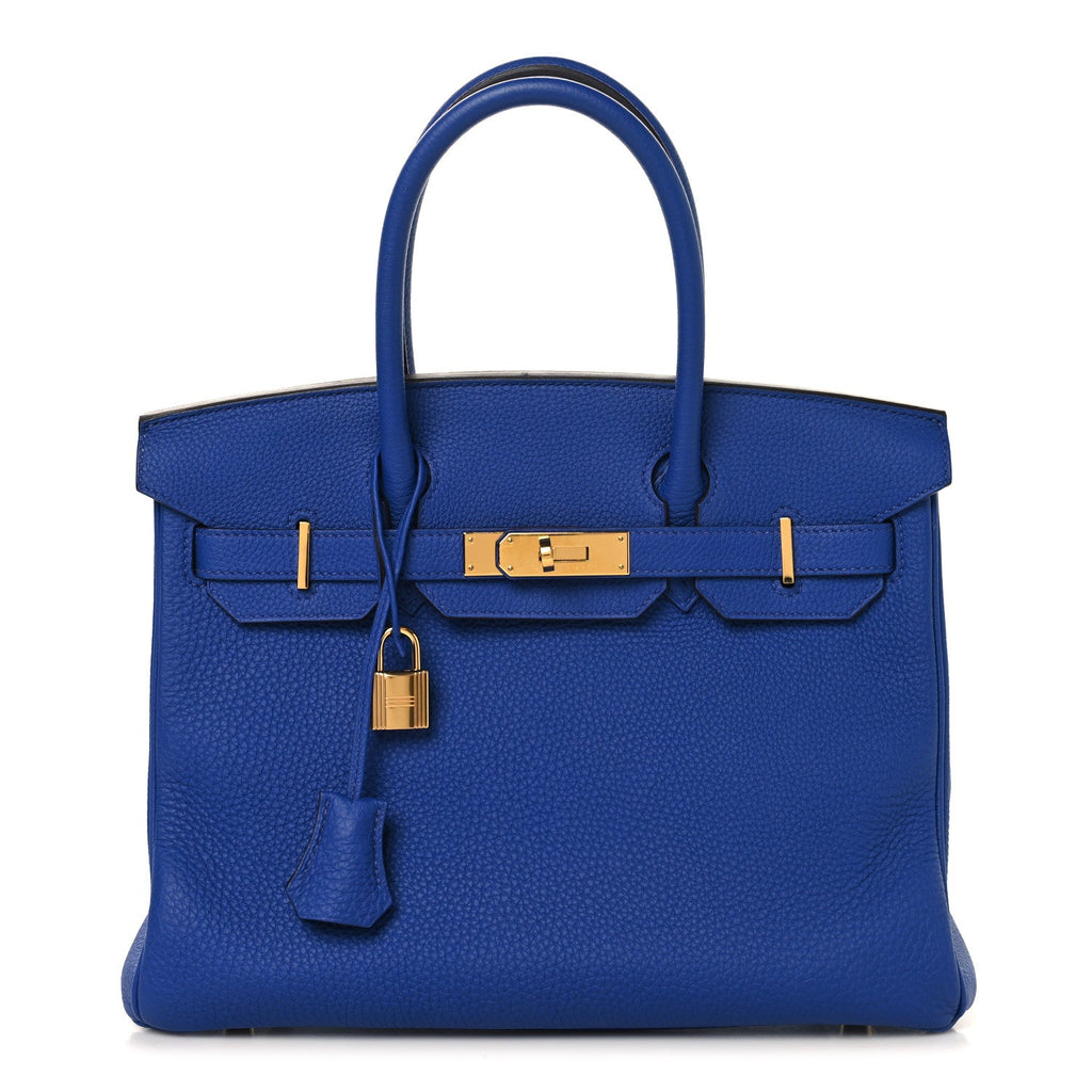 Togo Birkin 30 Bleu Electrique