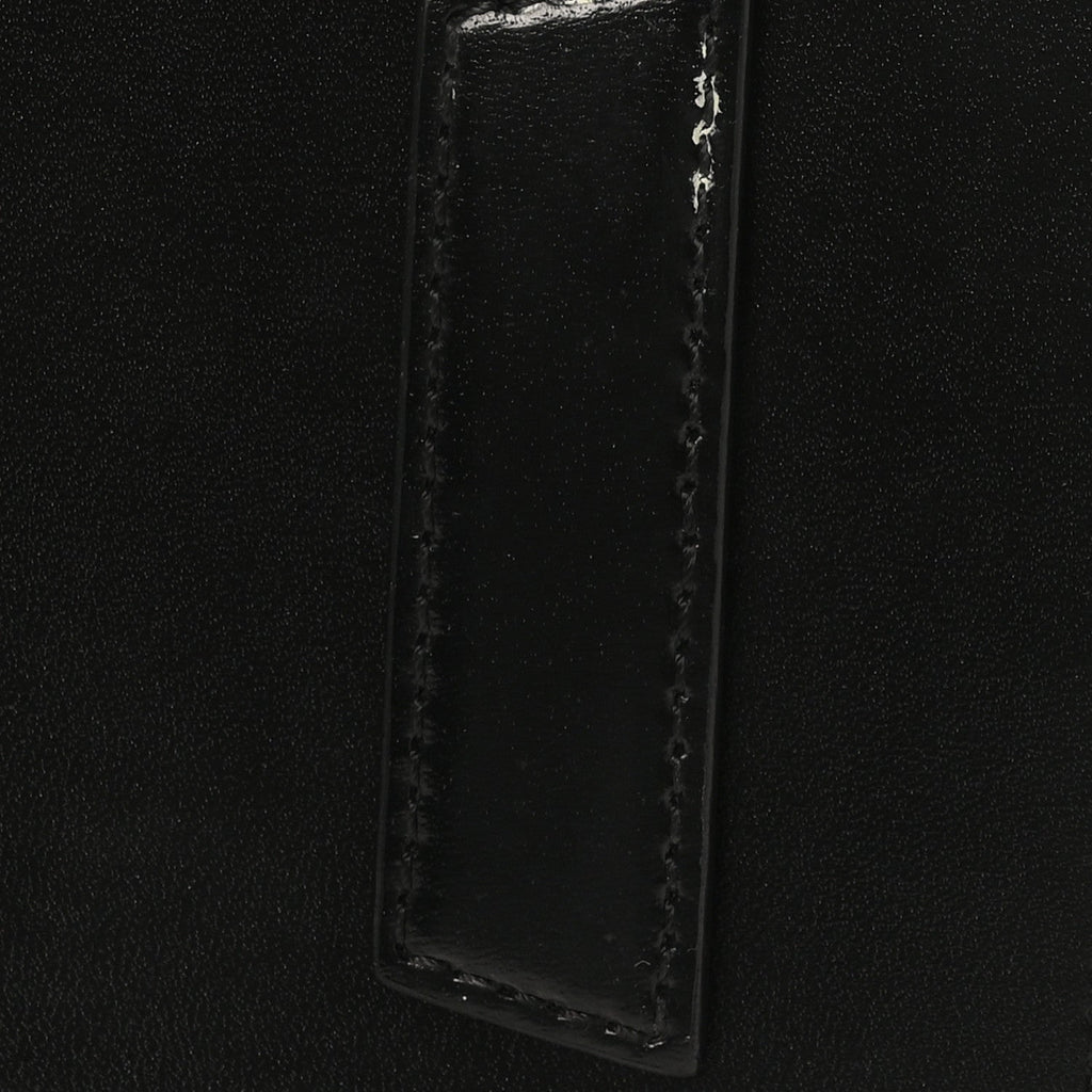 Shiny Lord Calfskin Small Antigona Black