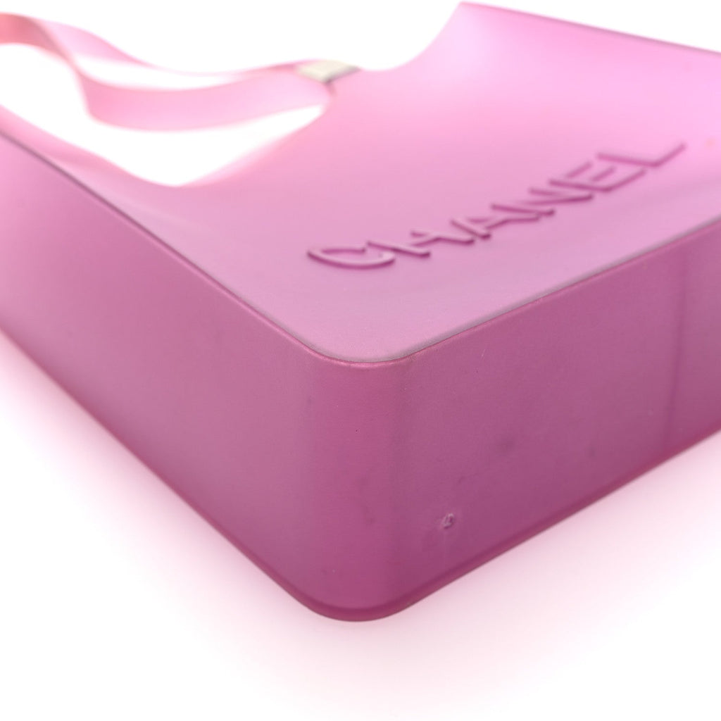 Jelly Rubber Tote Purple