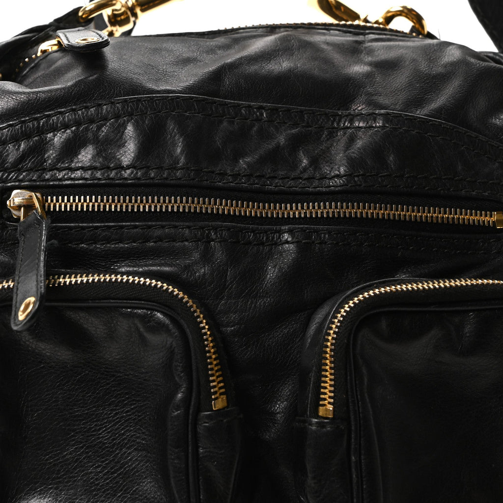 Calfskin Medium Darwin Convertible Backpack Black