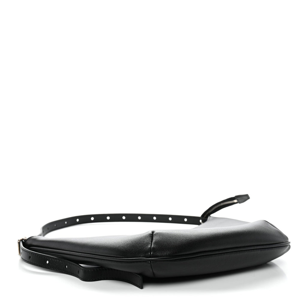Calfskin Mary Kate Shoulder Bag Black