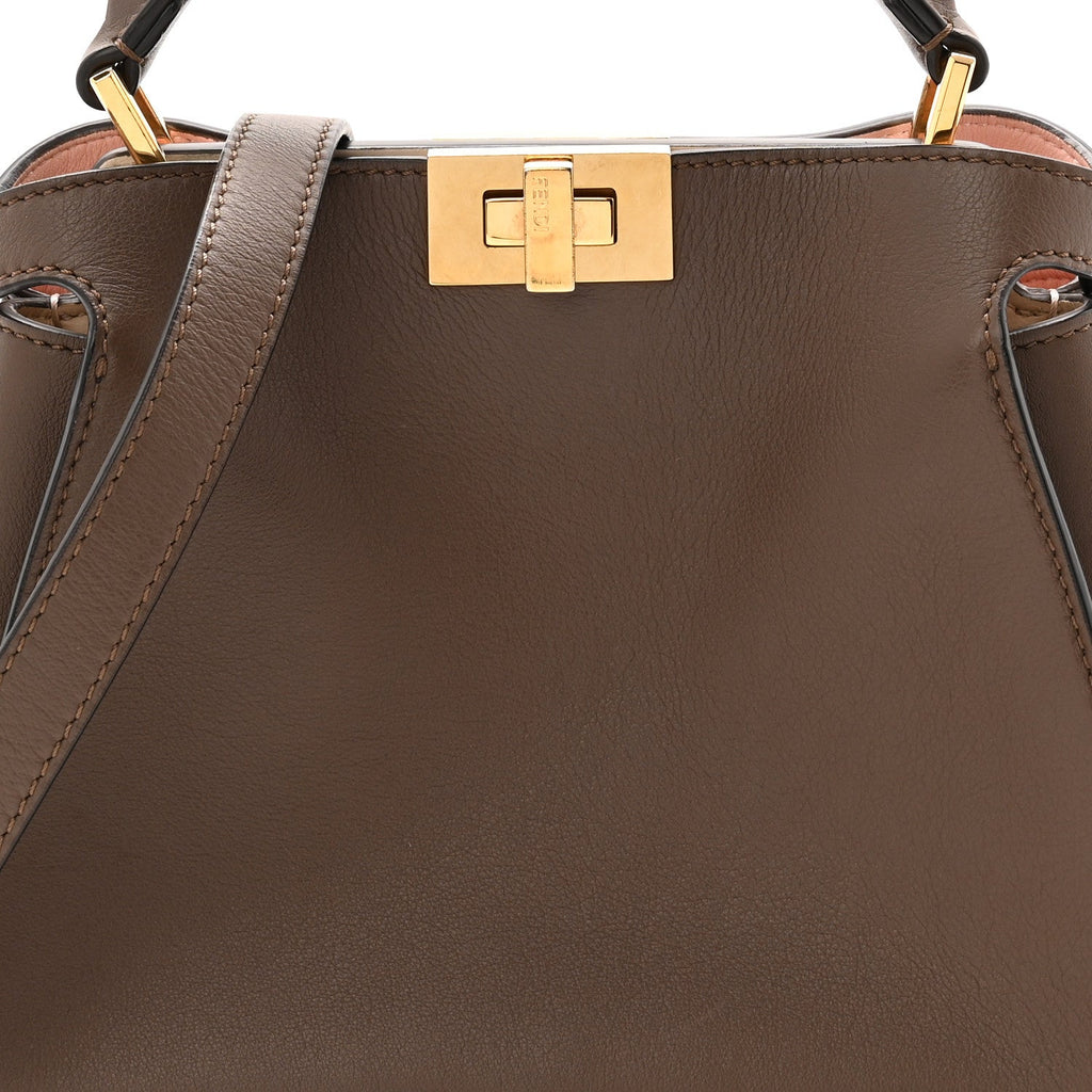 Vitello Tahiti Burro Bi-Color Medium Peekaboo Iconic Essentially Satchel Maya Camelia Confetto