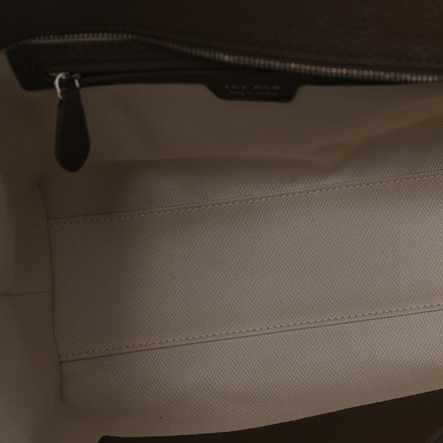 Grained Calfskin Marlo 12 Tote Bag Dark Olive
