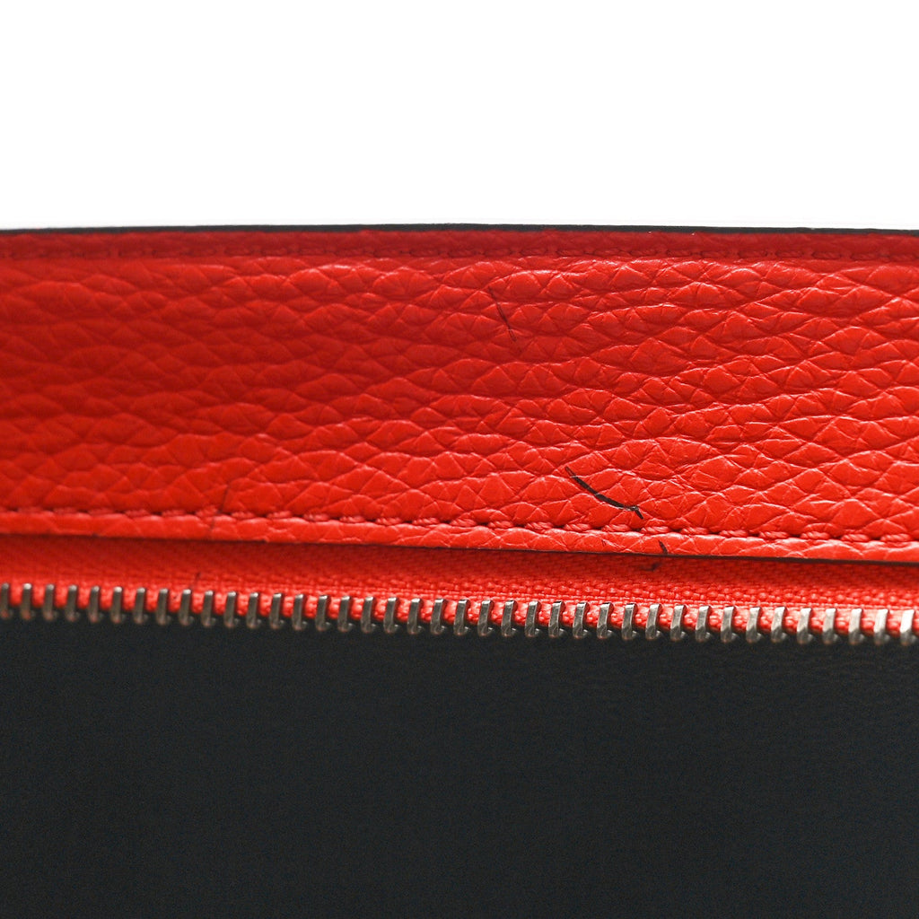 Drummed Calfskin Medium Trapeze Orange