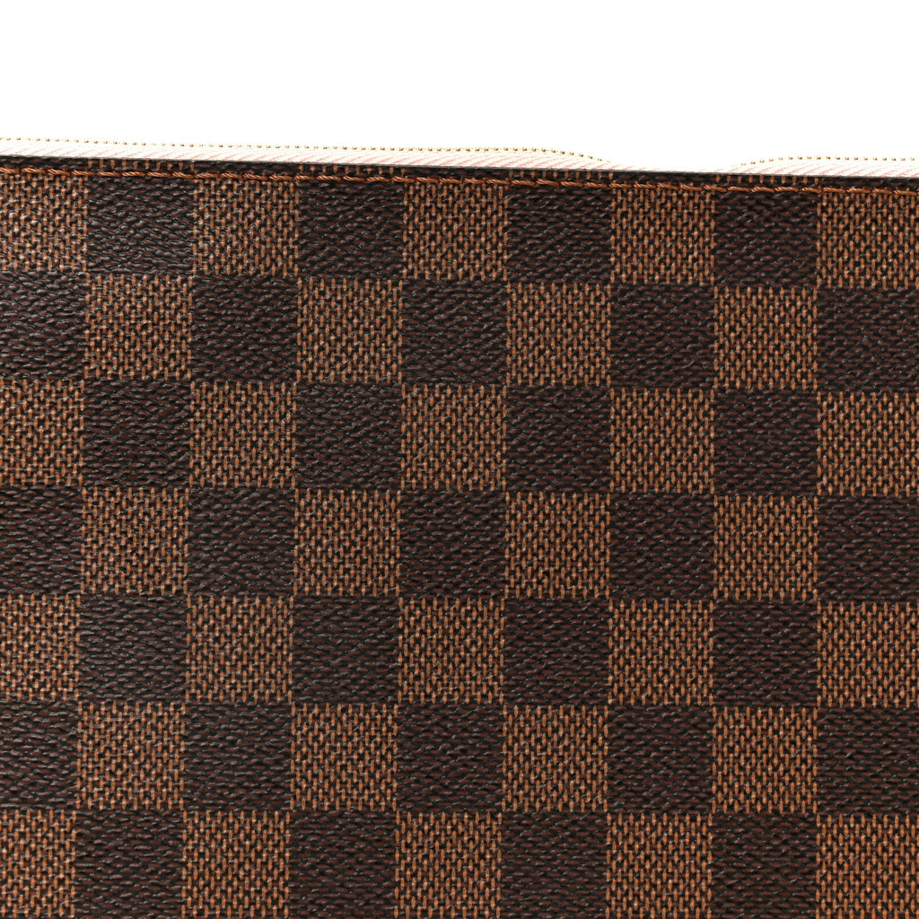 Damier Ebene Neverfull MM GM Pochette Rose Ballerine
