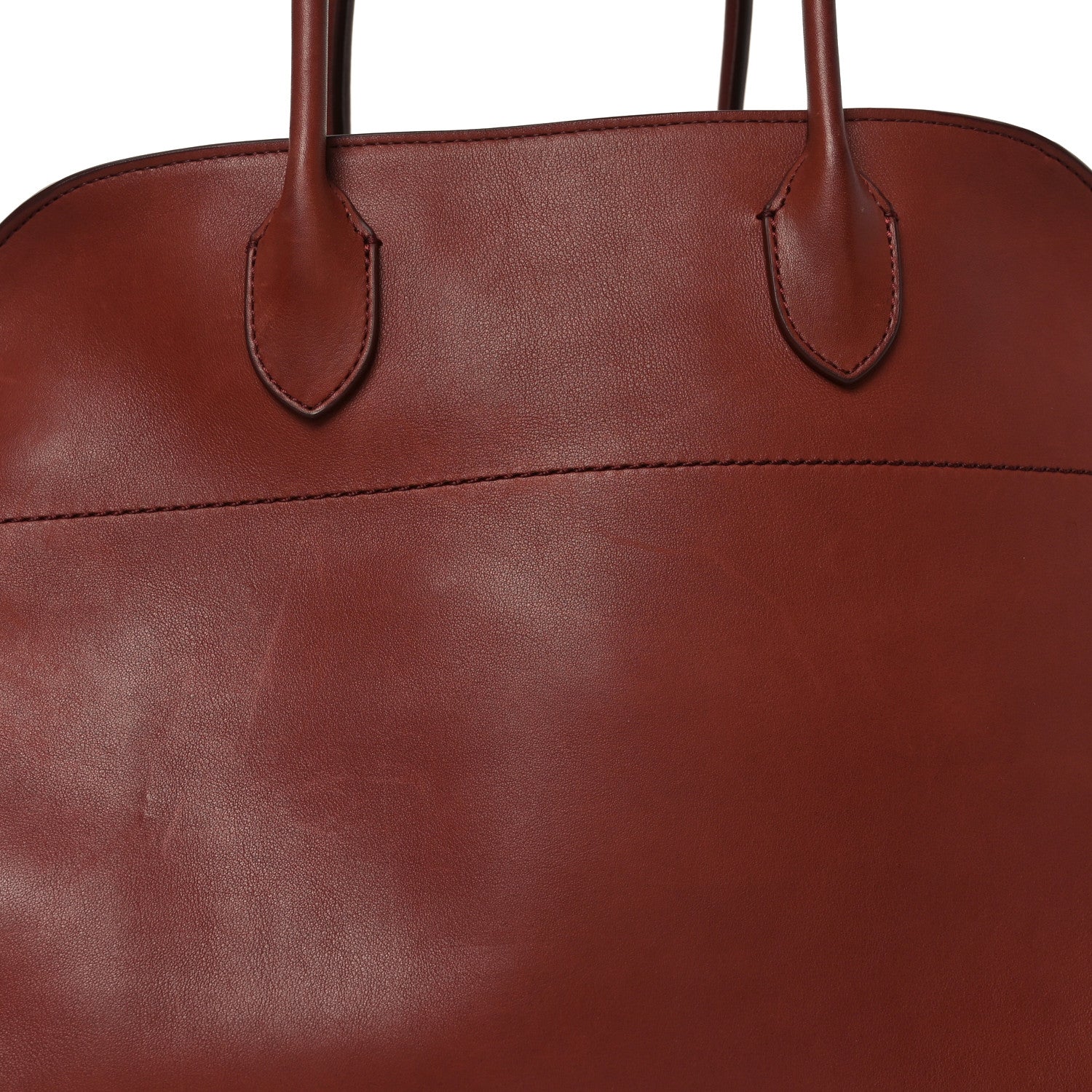 Polished Saddle Calfskin Soft Margaux 15 Cognac