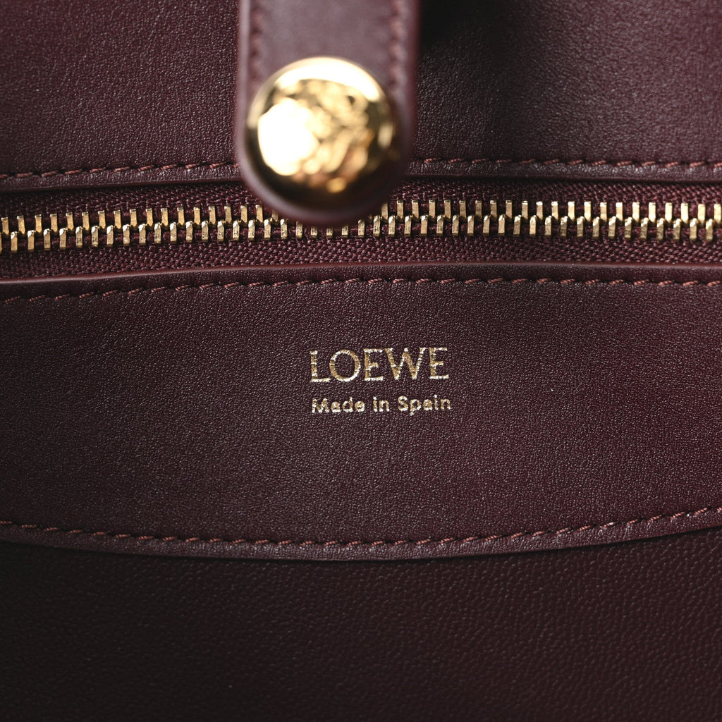 Supple Calfskin Small Madrid Bag Dark Burgundy