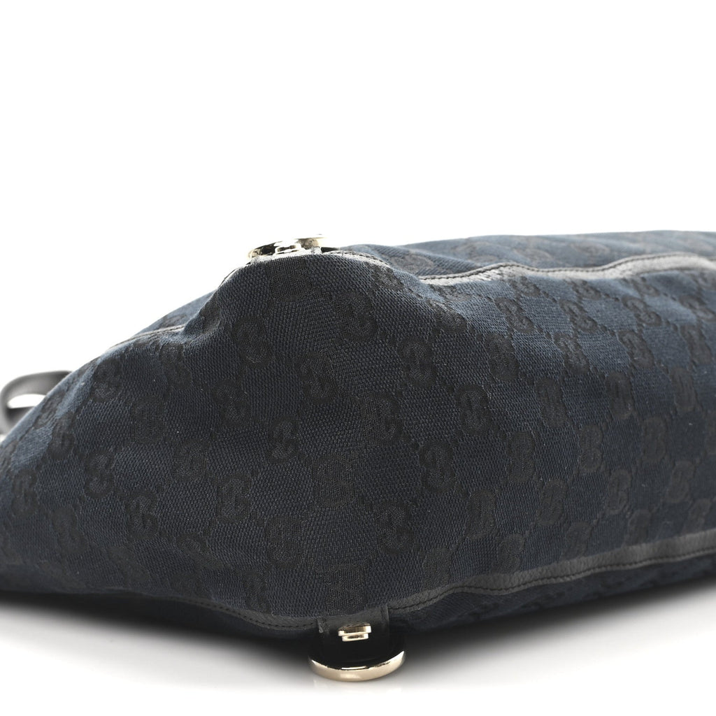 Monogram Large Abbey Tote Black