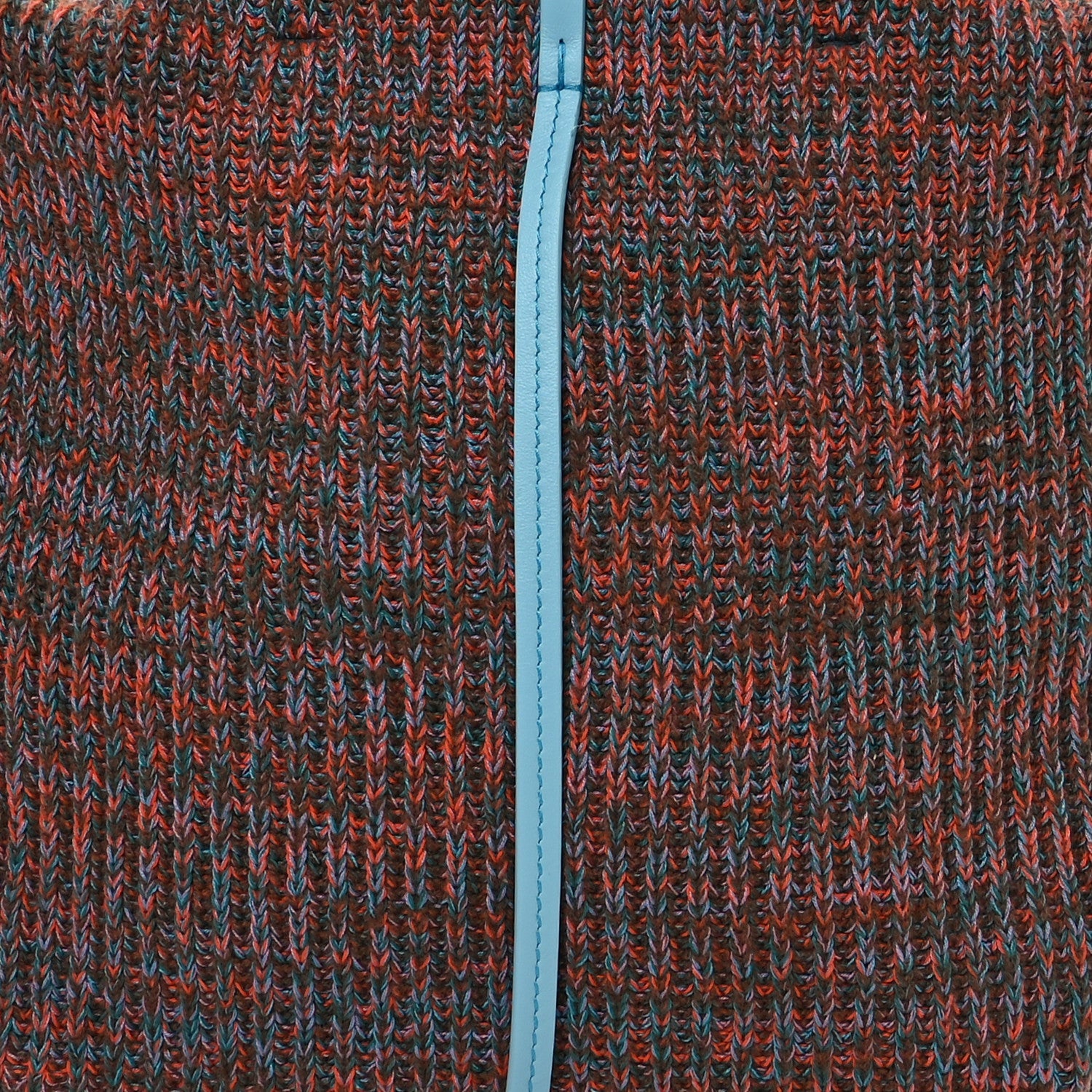 Knit Calfskin Hobo Bag Multicolor