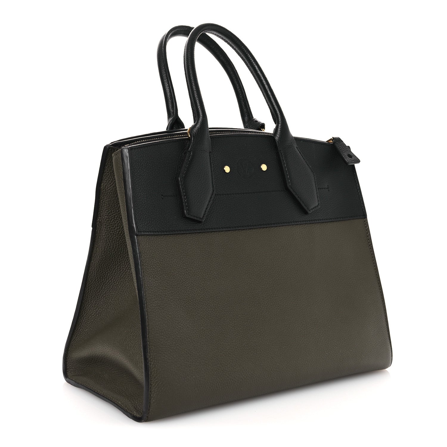Calfskin City Steamer MM Kaki Black
