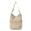 Goatskin Sangle Bucket Bag Dune