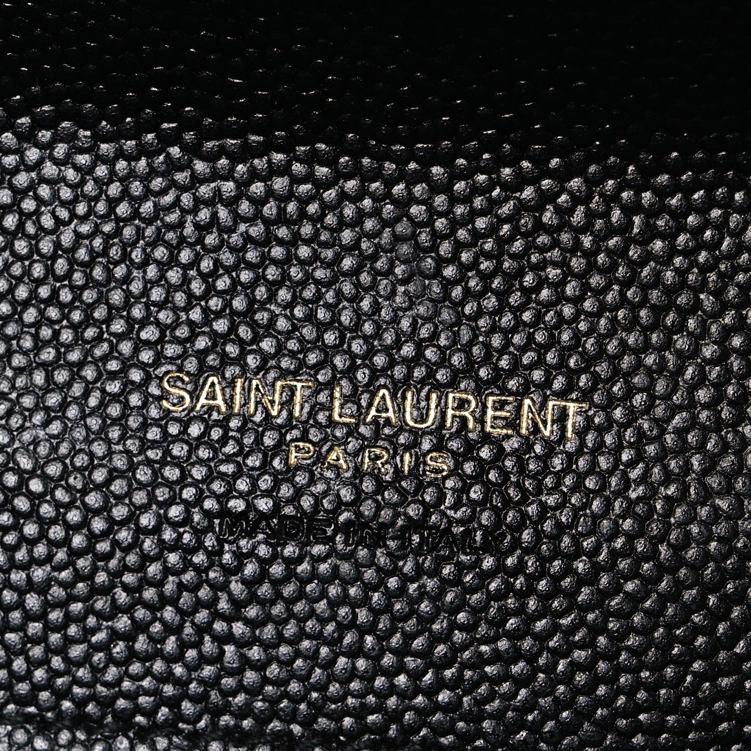 Grain De Poudre Textured Mixed Matelasse Triquilt Monogram Clutch Black