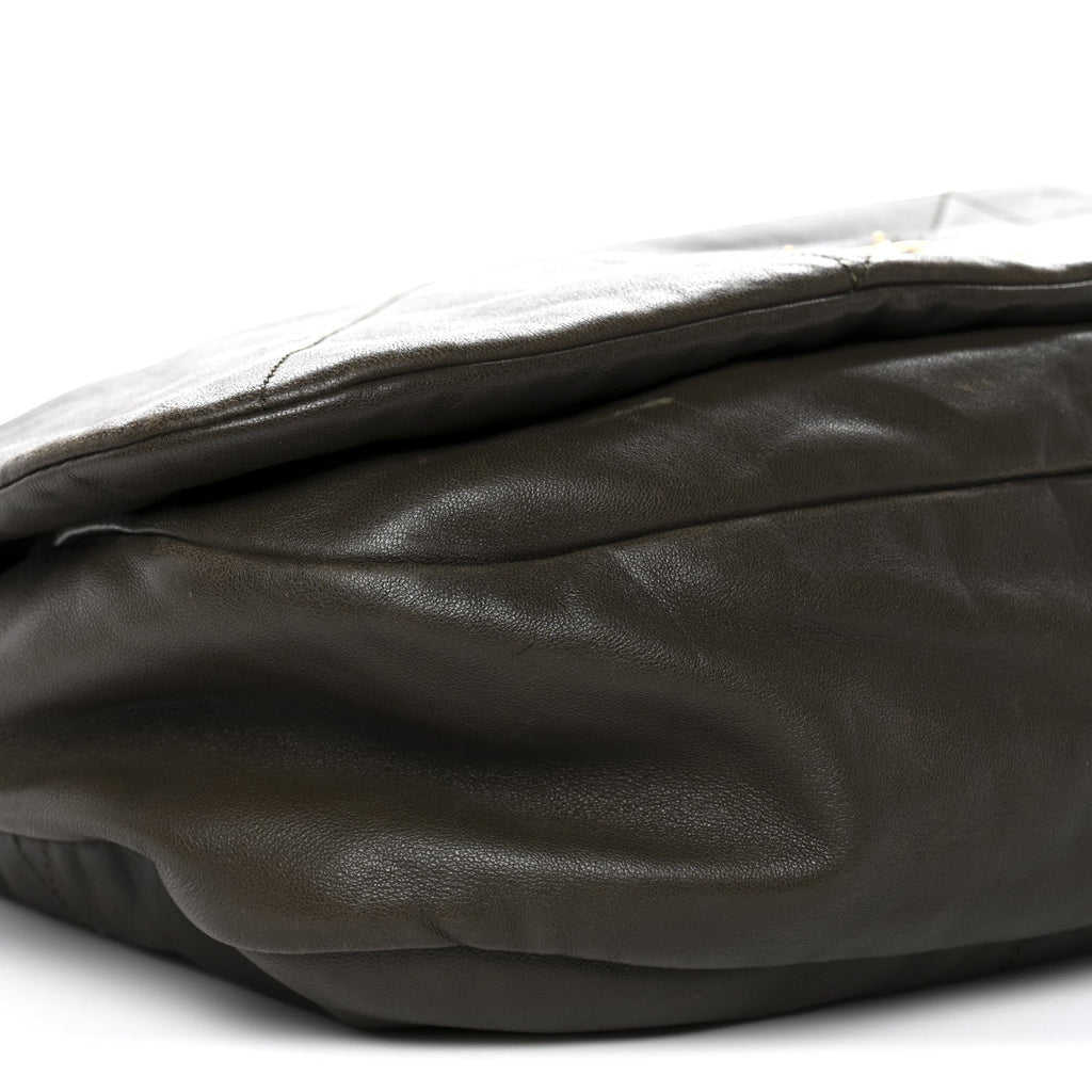 Lambskin Matelasse Monogram Large Jamie 4.3 Light Musk