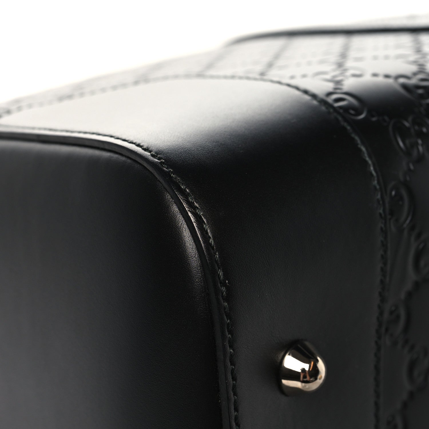 Guccissima Signature Medium Duffle Black