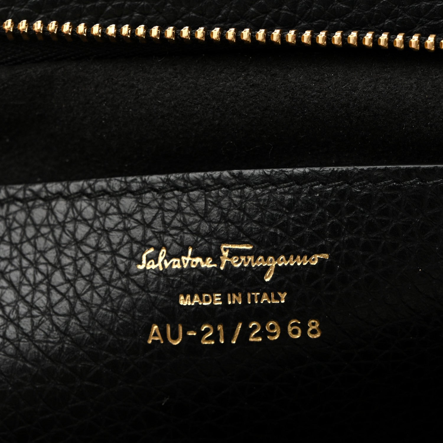 Calfskin Small Gancini Crossbody Black