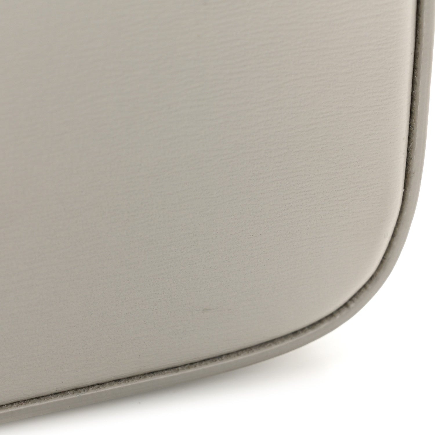 Shiny Calfskin Mini Triomphe Chalk