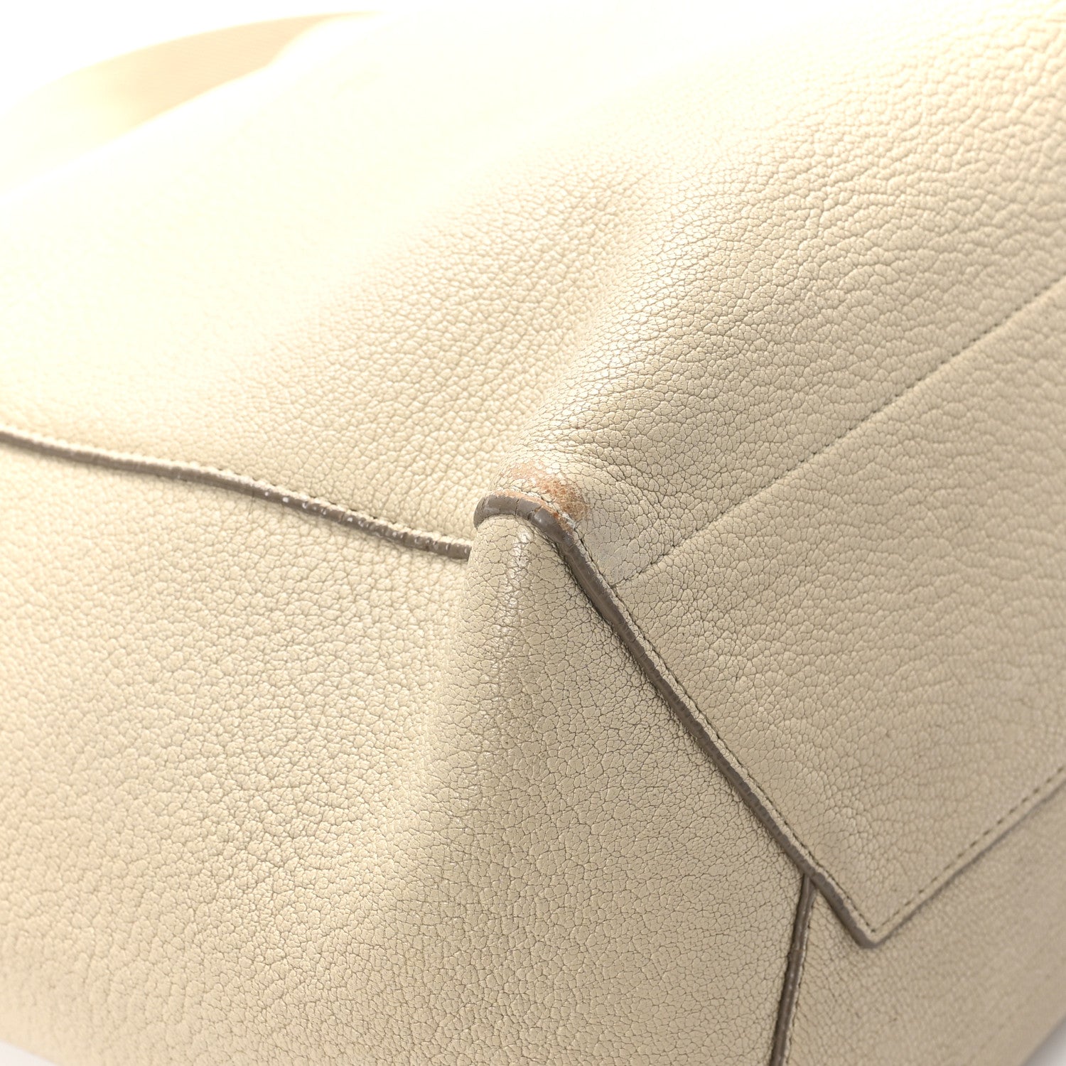 Goatskin Sangle Bucket Bag Dune