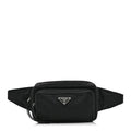 Re-Nylon Saffiano Belt Bag L Black
