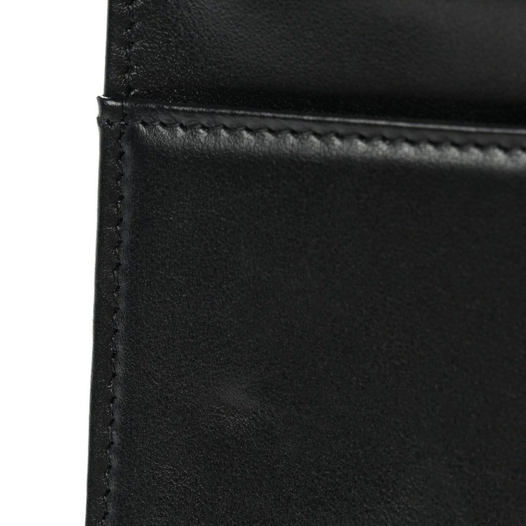 Caviar Quilted Boy Wallet On Chain WOC Black