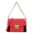 Goatskin Suede Small GV3 Shoulder Bag Pink Aubergine