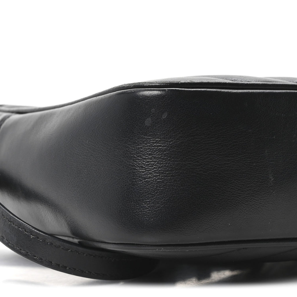 Calfskin Matelasse Monogram Lou Camera Bag Black