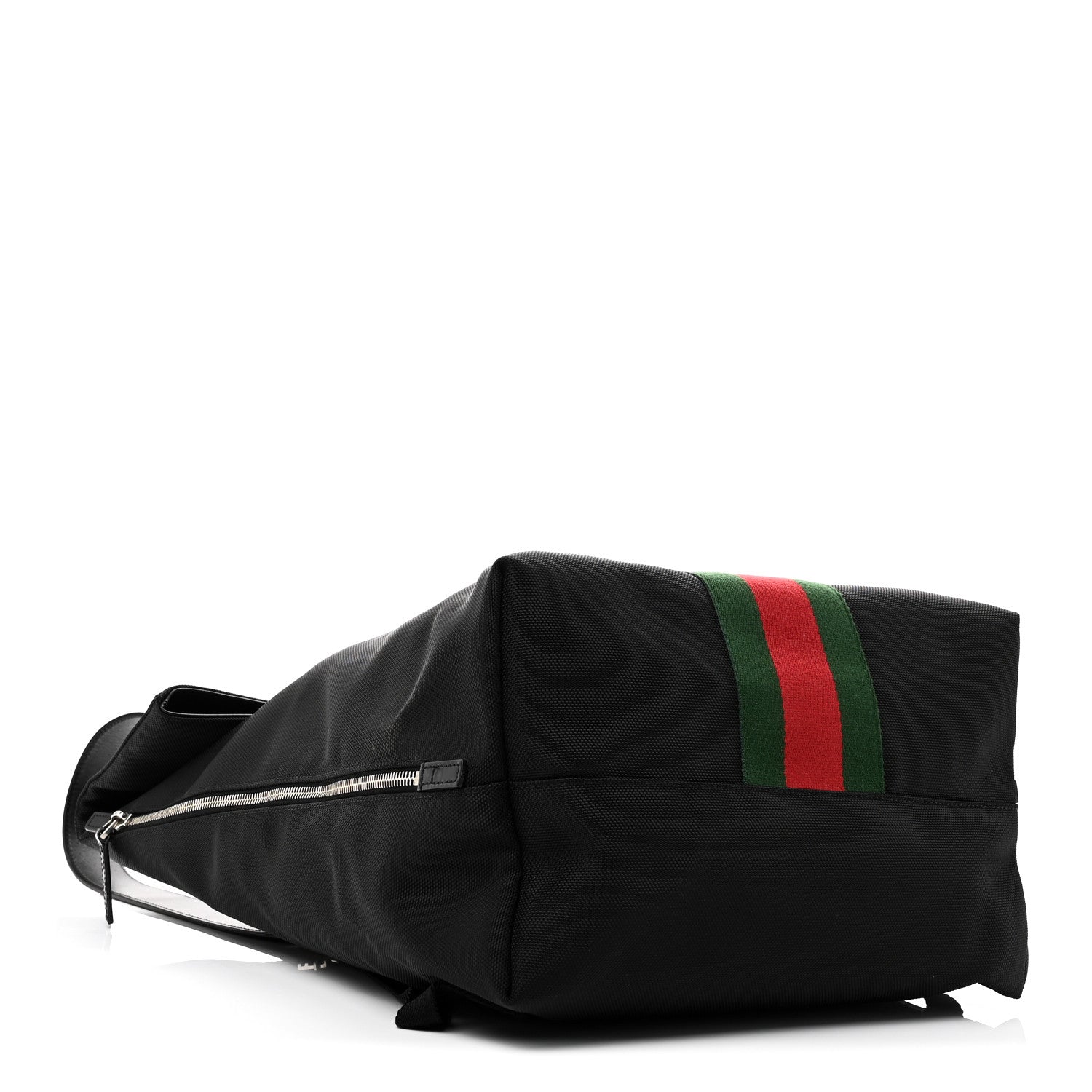 Techno Canvas Web Single Buckle Backpack Black