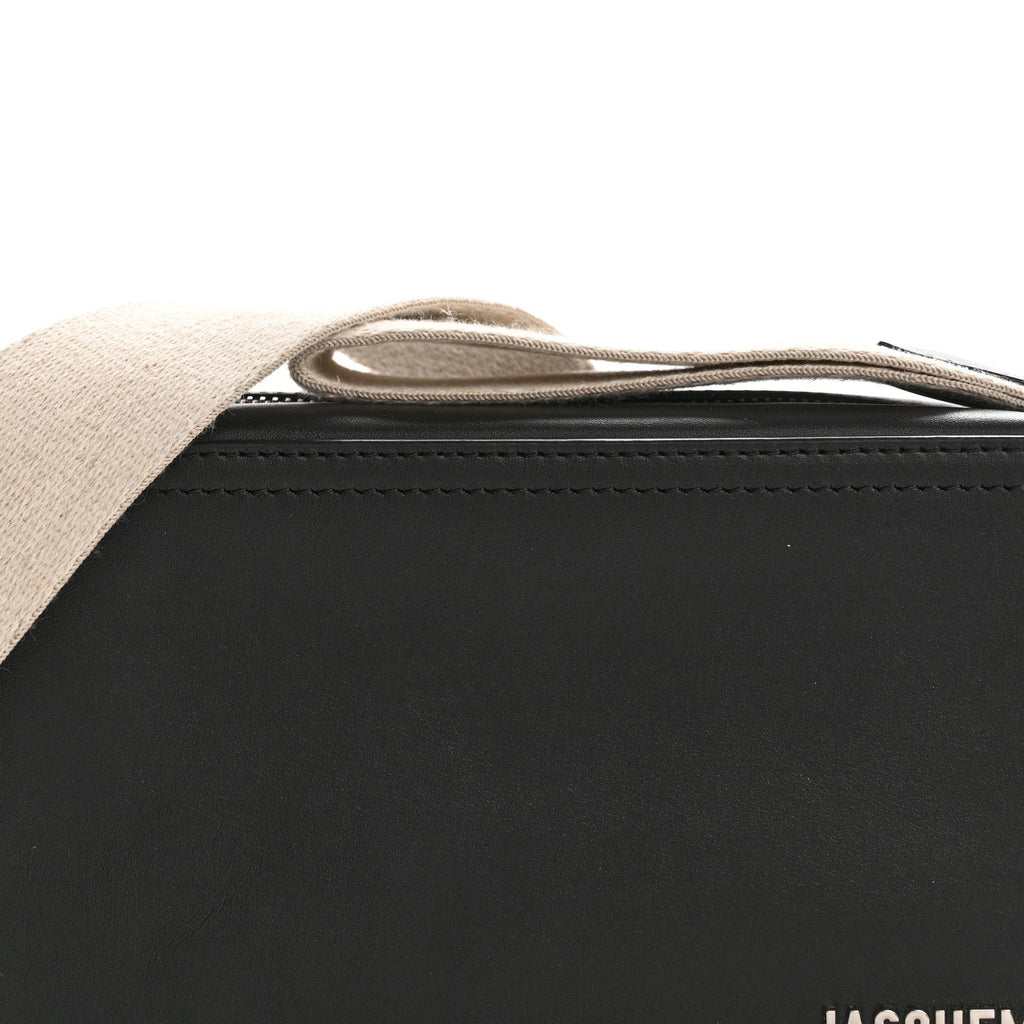 Smooth Calfskin Le Cuerda Horizontal Black