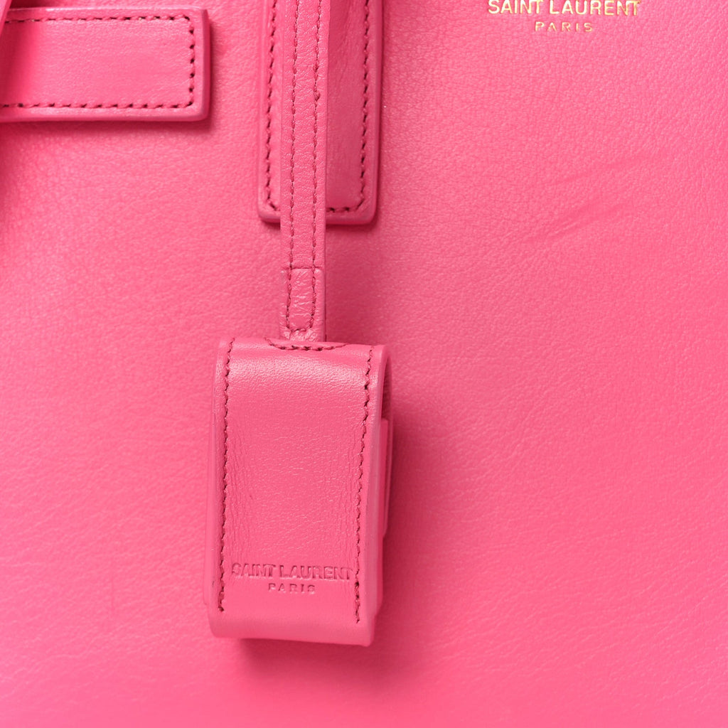 Calfskin Nano Sac De Jour Lipstick Fuchsia