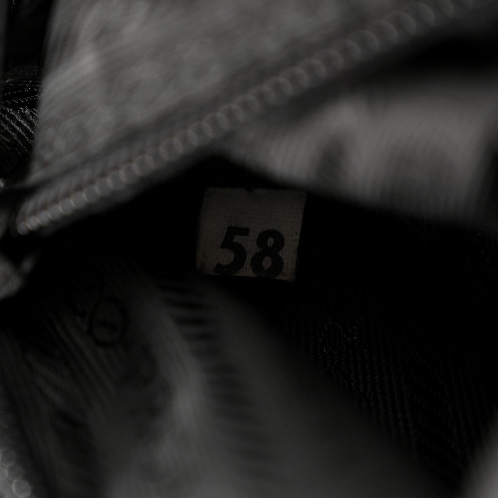 Nylon Vela Single Buckle Backpack  Black