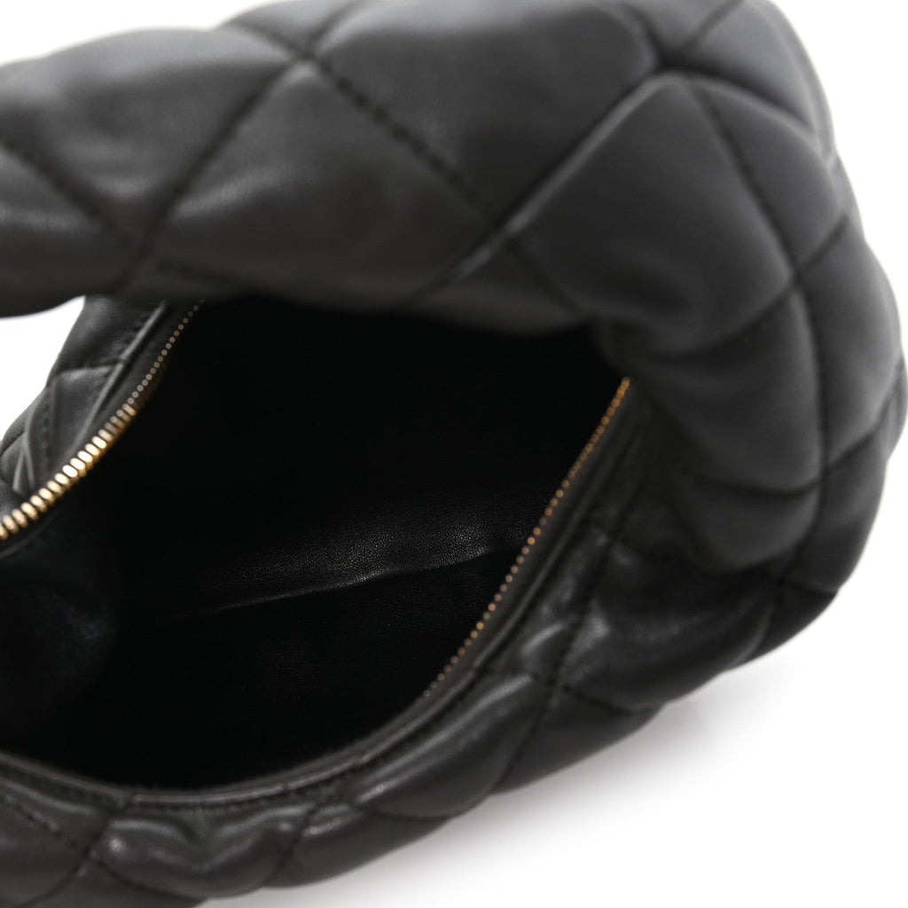 Lambskin Quilted Icarino Bag Urban Grey