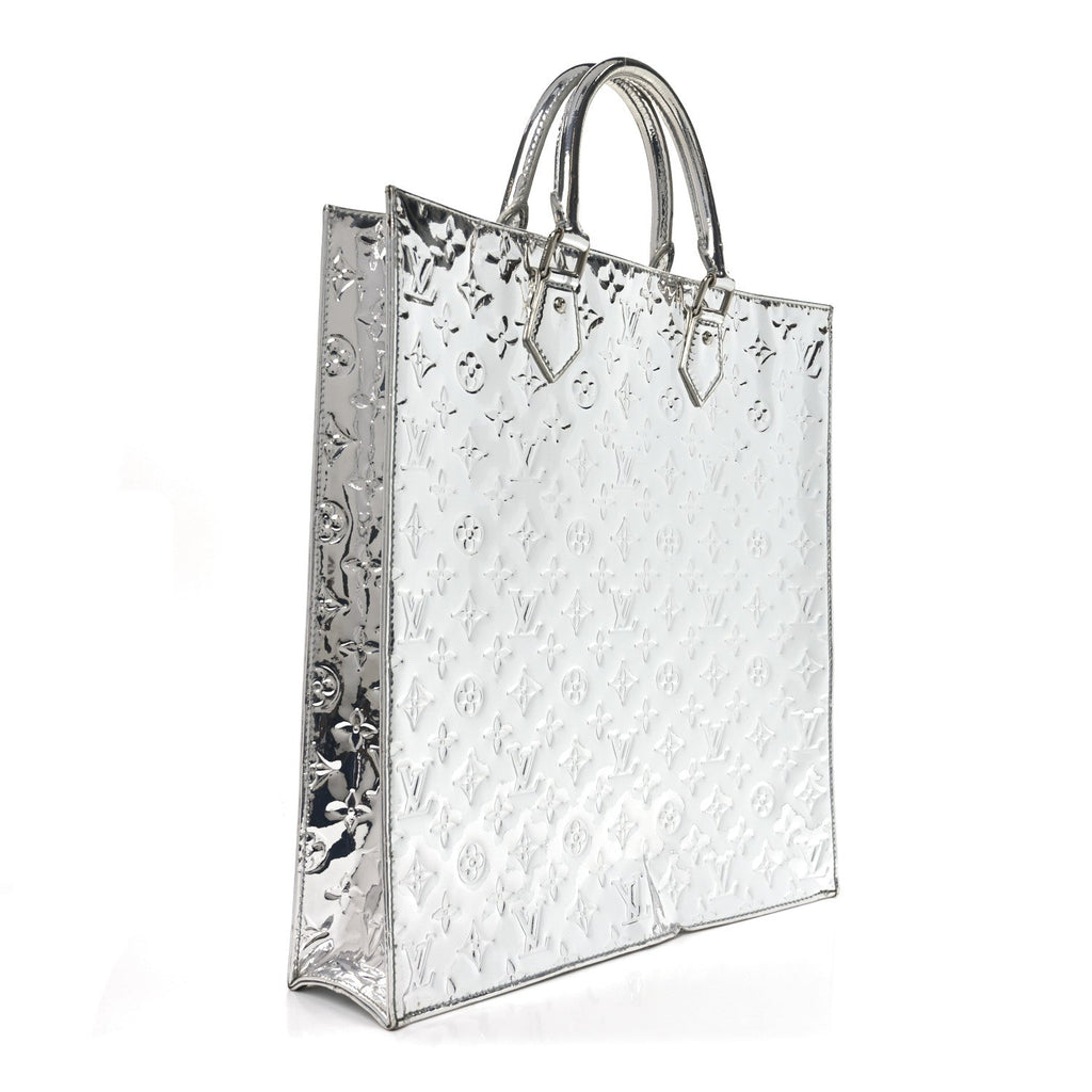 Monogram Miroir Sac Plat Silver