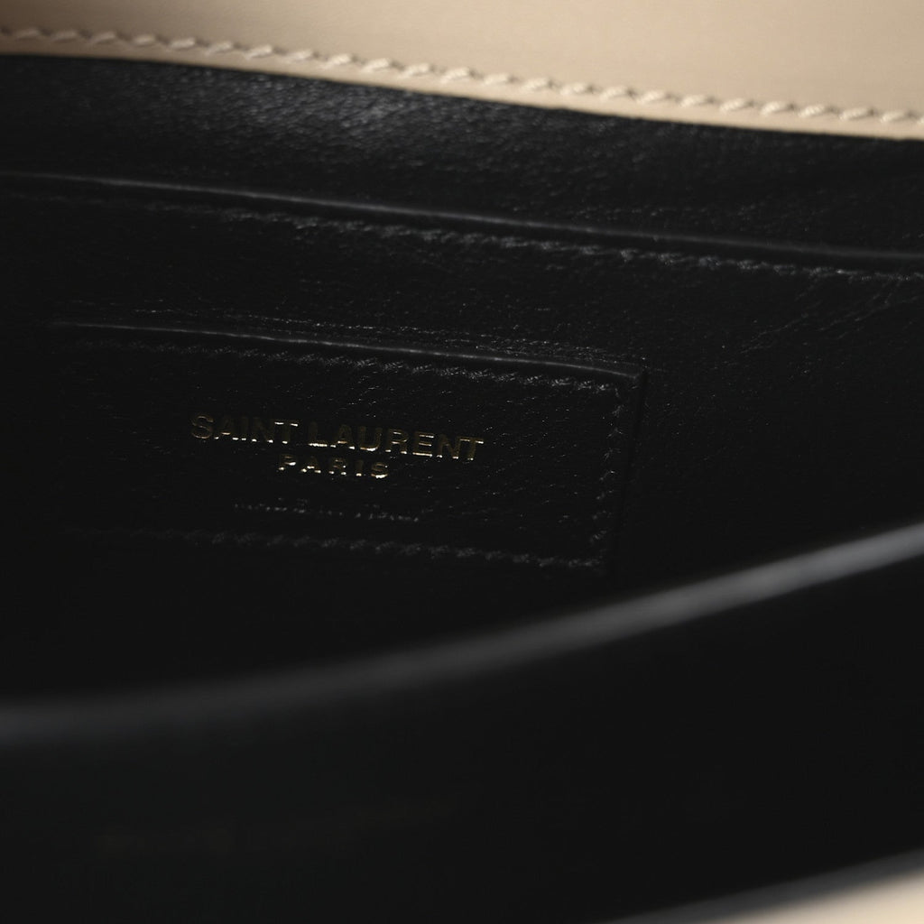 Kid Suede Smooth Calfskin Mini Classic Monogram Cassandra Top Handle Sea Salt