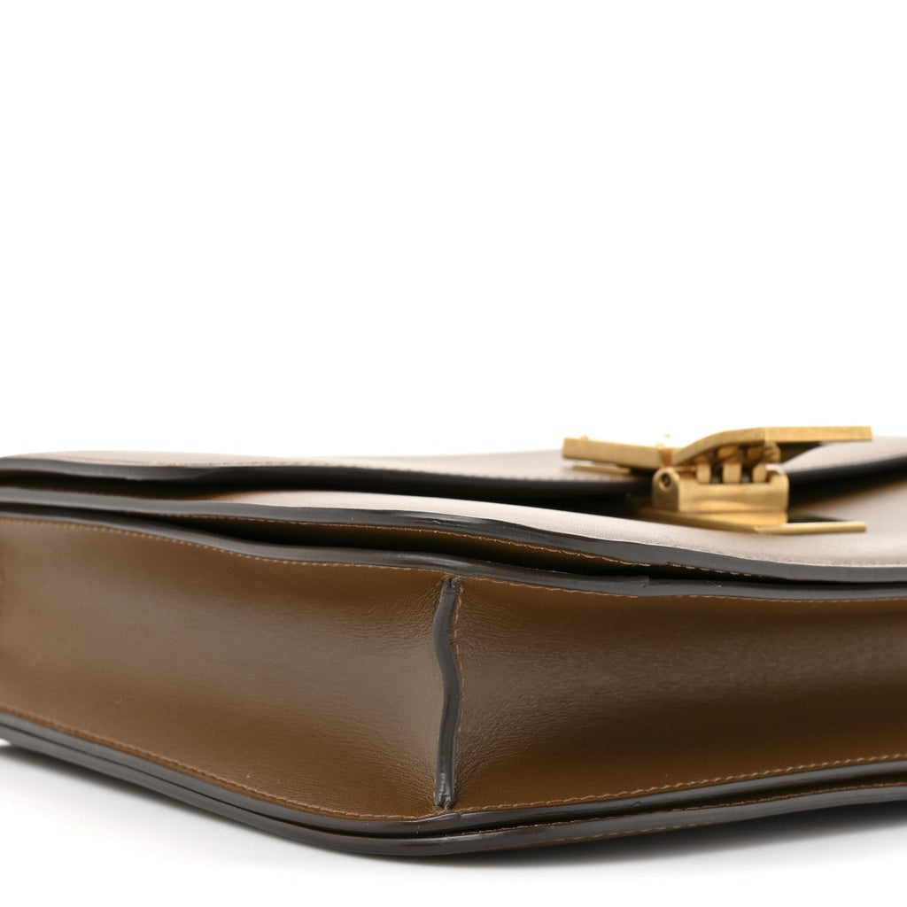 Box Calfskin Medium Classic Box Flap Bag  Camel