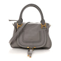 Calfskin Medium Marcie Satchel Cashmere Grey
