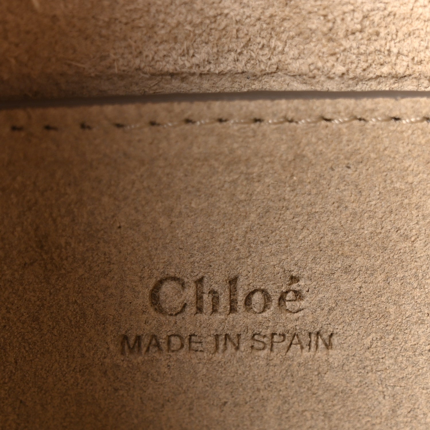 Suede Calfskin Small Faye Shoulder Bag Tobacco