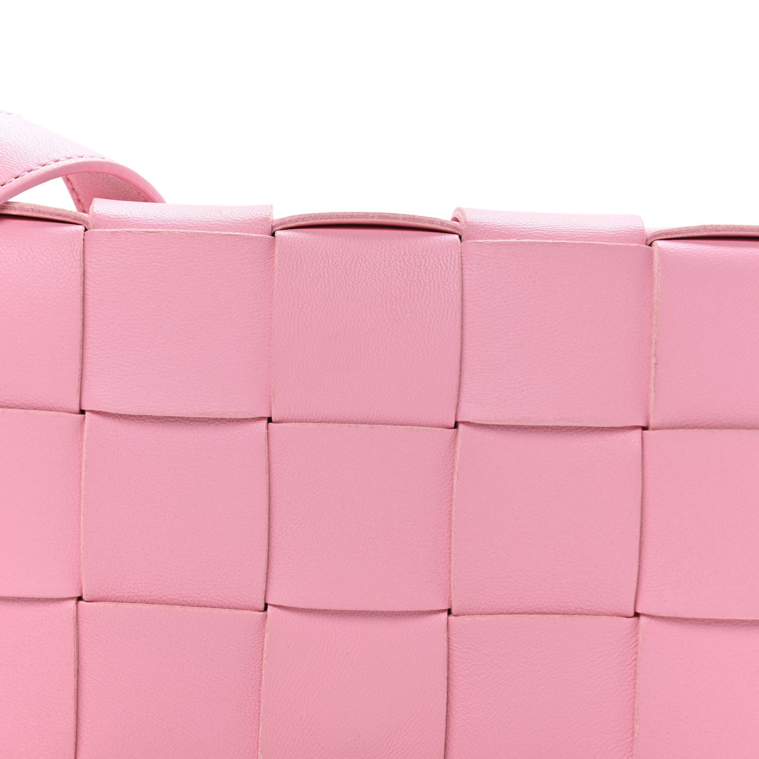 Lambskin Maxi Intrecciato Small Cassette Crossbody Bag Ribbon