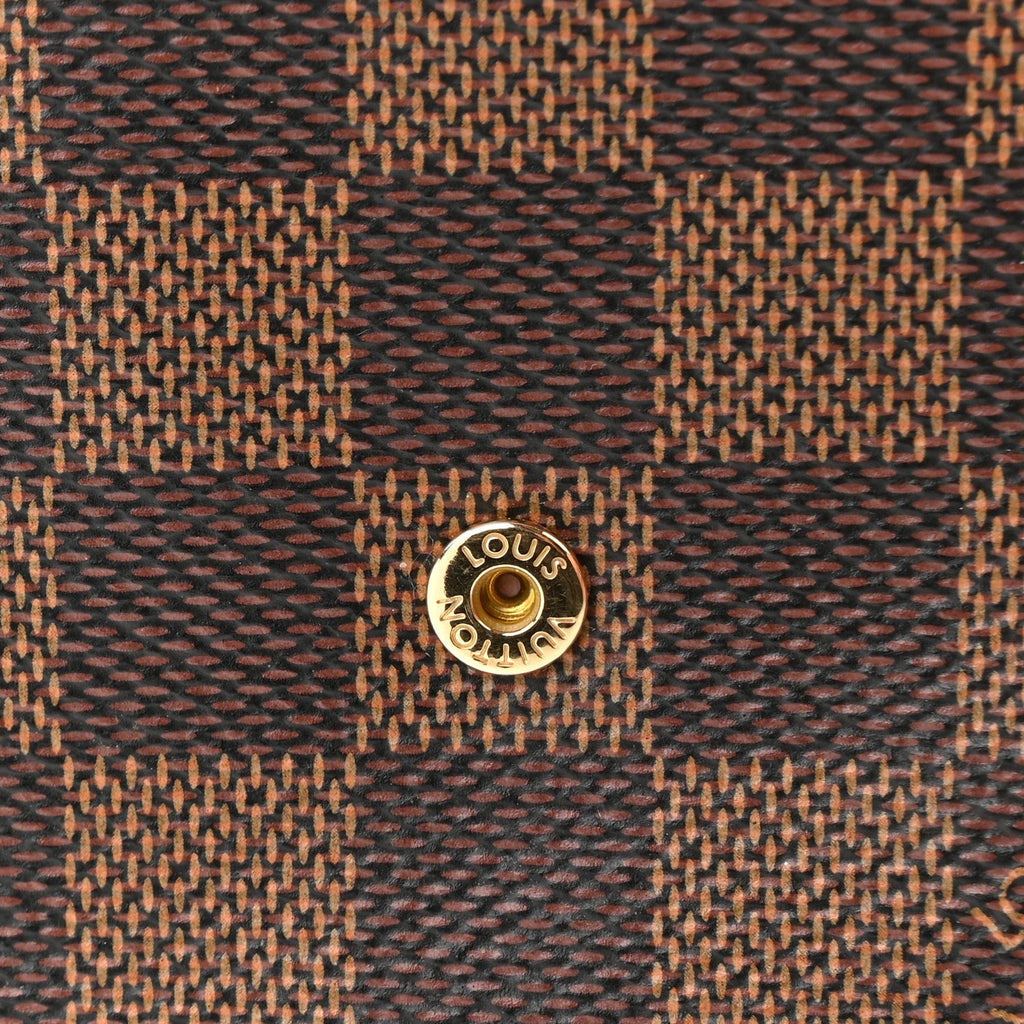 Damier Ebene Victorine Wallet Rose Ballerine