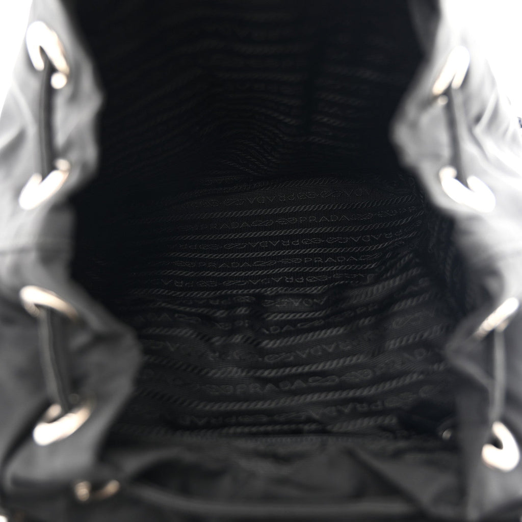 Nylon Vela Medium Backpack Black