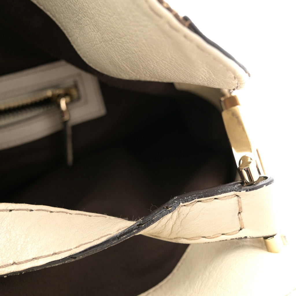 Monogram Medium Charlotte Hobo Off White
